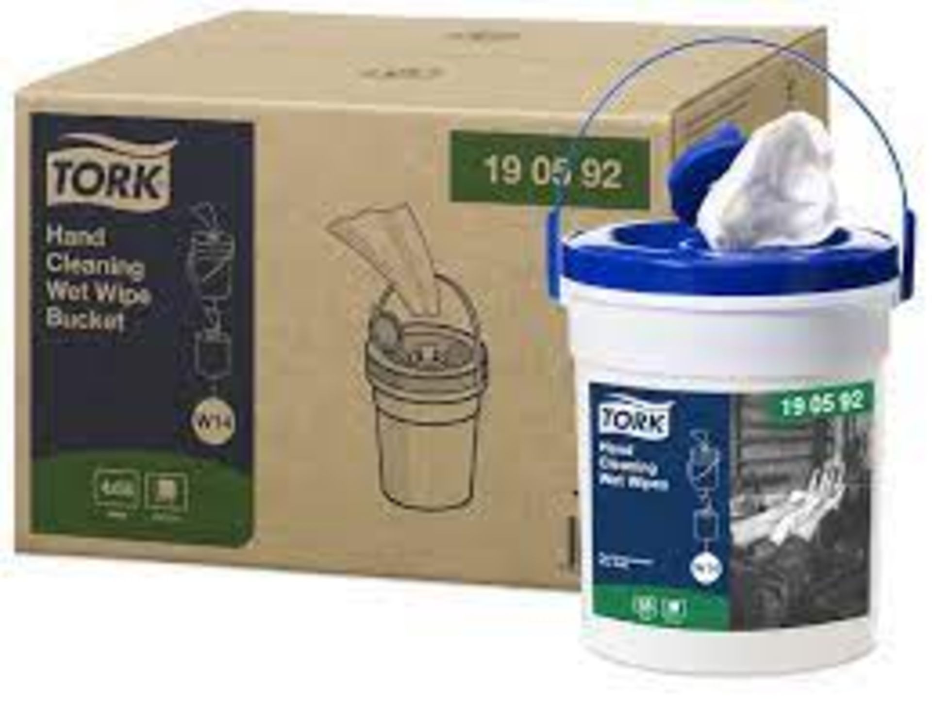 30 X TORK 58 SHEET W14 190592 HAND CLEANING WET WIPES BB SEP 23 R13.7/12.4