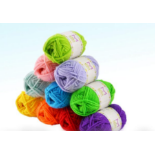 10 X BRAND NEW SETS OF 12 ASSORTED MIRA HANDCRAFTS YARN ROLLS 9.7