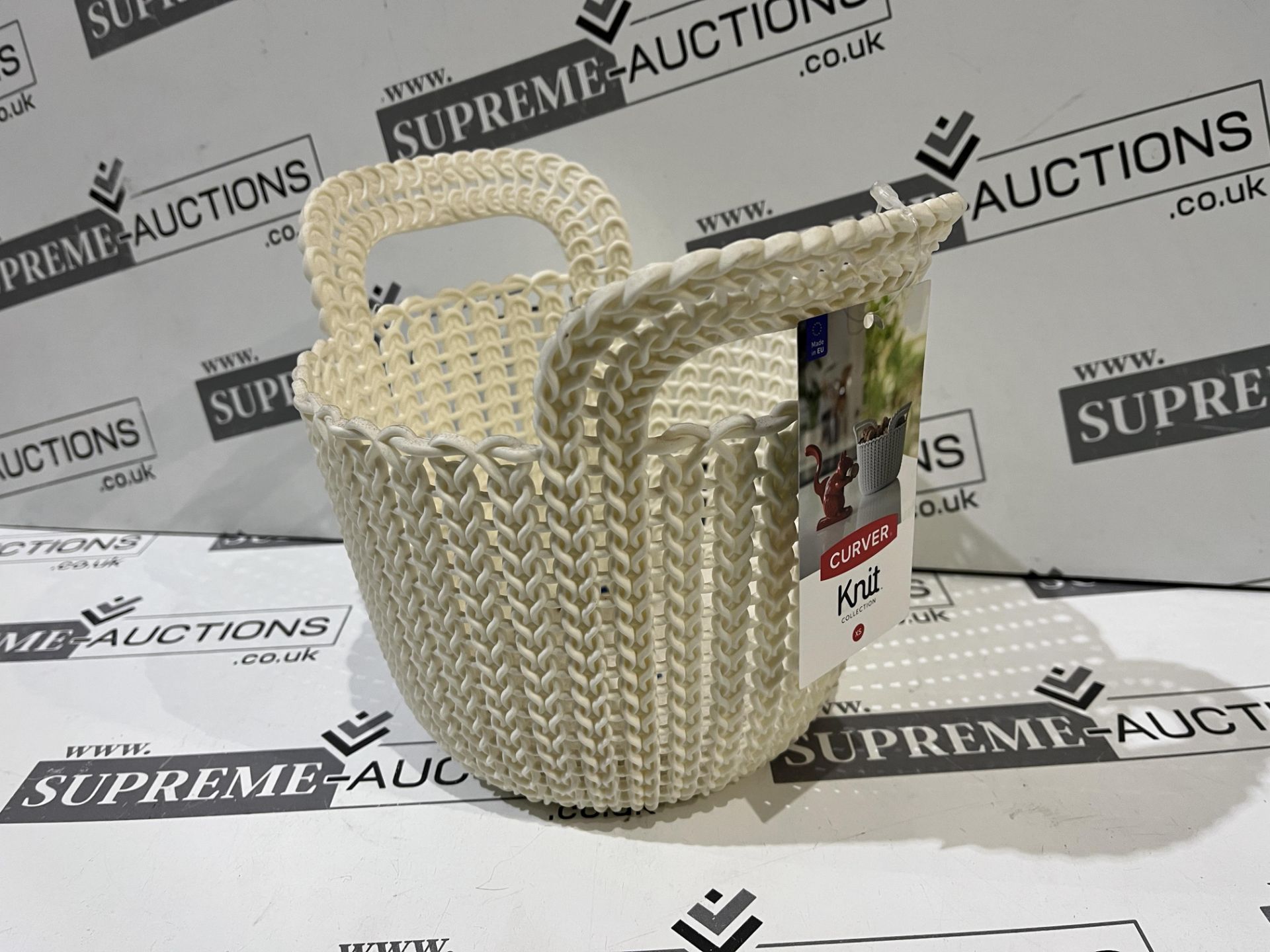 25 X BRAND NEW CURVER KNIT STORAGE BASKETS R10-2