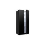 Fridgemaster MS83430EB American Fridge Freezer - Black. - RRP £850.00. PACKED WITH FEATURE AND AN