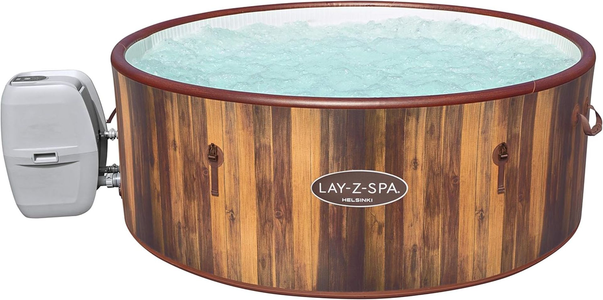 NEW & BOXED LAY-Z-SPA Helsinki 7 Person Hot Tub. RRP £919.99. This Nordic inspired spa features