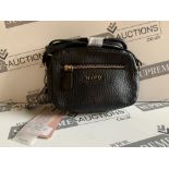 16 X BRAND NEW NEW YORK PORTABLE DESIGN BLACK HANDBAGS R9-7