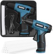 4 x New Boxed WESCO Cordless 3.6V Hot Glue Gun with 10pieces Glue Stick 7mm, Micro USB Charge with