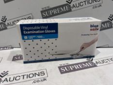 5000 X BRAND NEW BLUE SAIL DISPOSABLE GLOVES SIZE SMALL R11-7
