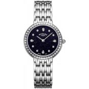 3x NEW & BOXED ROTARY Ladies' Kensington Bracelet Watch LB00400/67 - SILVER. RRP £129 EACH. (