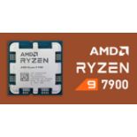 UNBOXED AMD RYZEN 9 7900 12 Core AM5 CPU. RRP £339.99. AM5, Zen 4, 12 Core, 24 Thread, 3.7GHz, 5.