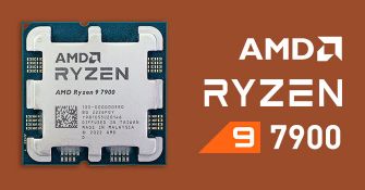 UNBOXED AMD RYZEN 9 7900 12 Core AM5 CPU. RRP £339.99. AM5, Zen 4, 12 Core, 24 Thread, 3.7GHz, 5.