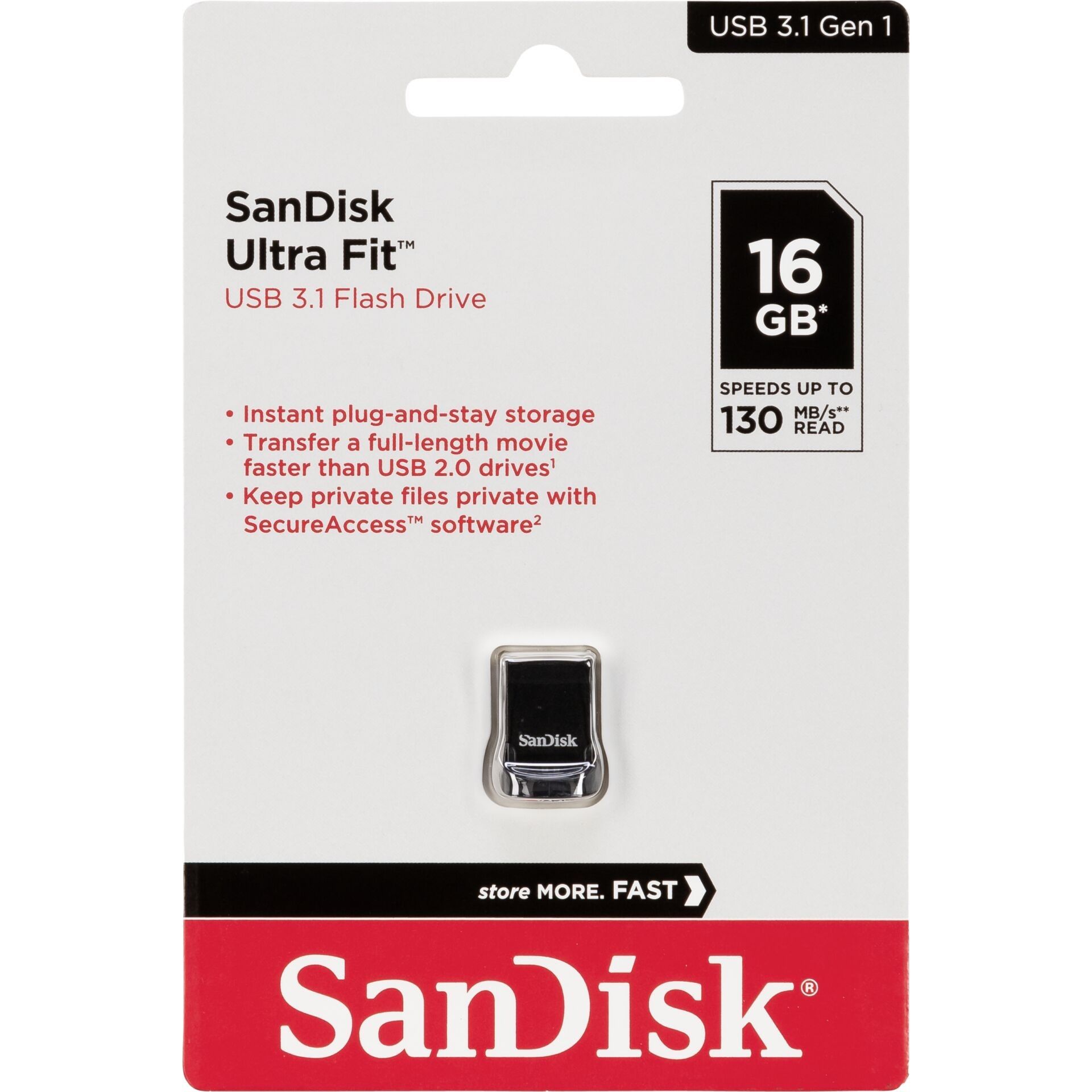 17x BRAND NEW SANDISK Ultra Fit 16GB USB 3.2 Flash Drives. ADD SPACE, FAST. JUST PLUG IT IN. The - Image 2 of 2