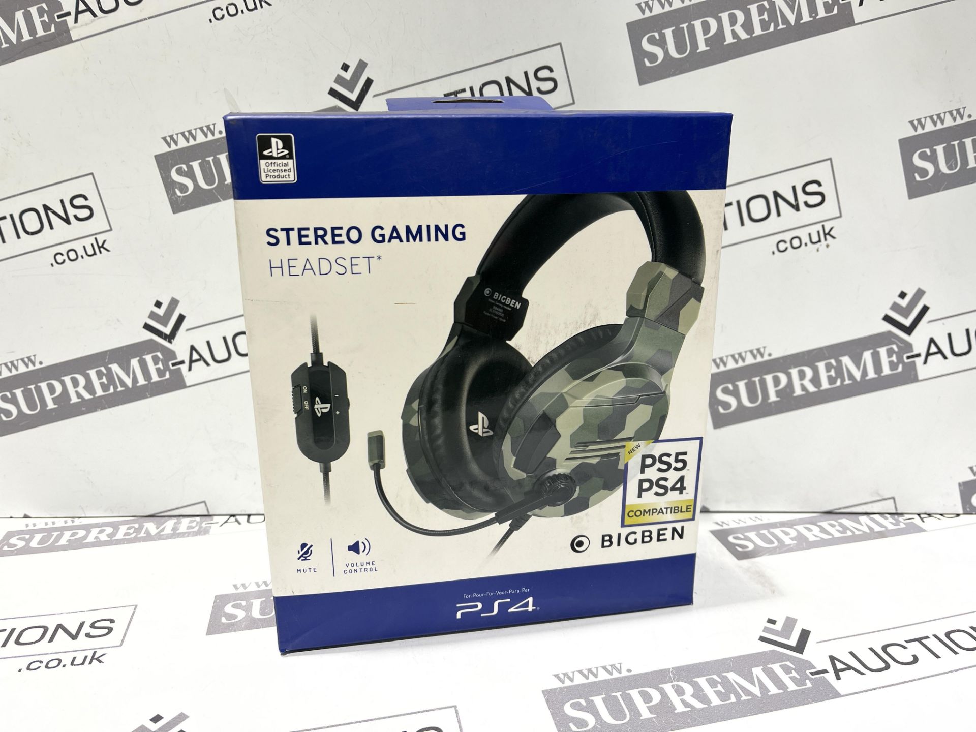 7 X BRAND NEW BIG BEN PS4/PS5 STEREO GAMING HEADSETS P4