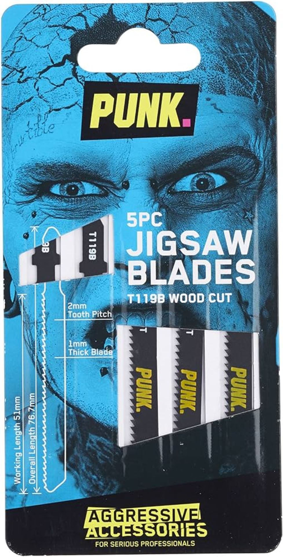 30 X BRAND NEW SETS OF 5 PUNK JIGSAW BLADES S1.5