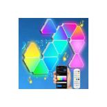 Brand New Triangle LED Lights for Gaming Setup, RGB Triangle Wall Lights for Bedroom, Smart Home