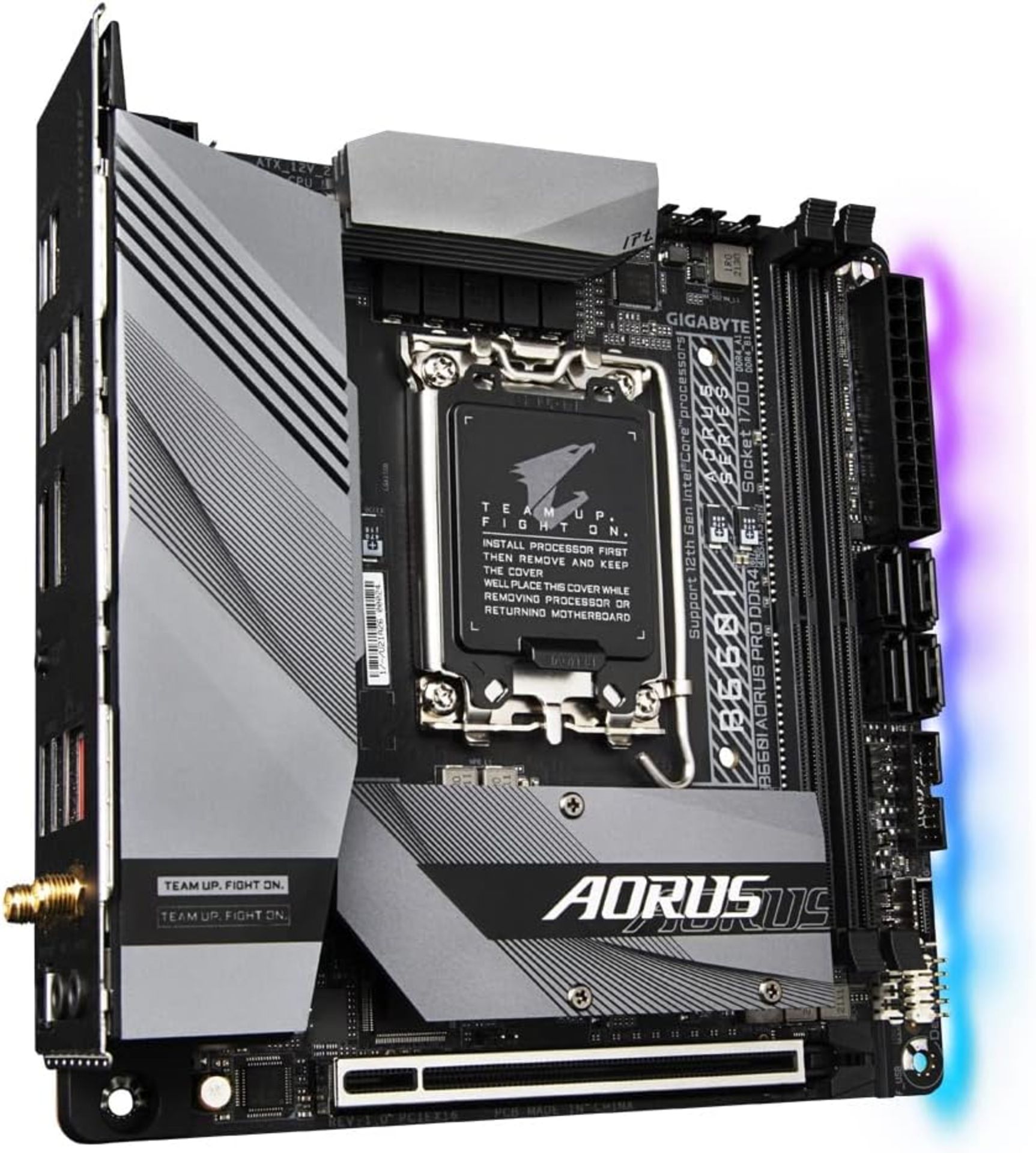 GIGABYTE B660I Aorus Pro DDR4 LGA1700 Mini ITX Motherboard. RRP £234. Rule supreme with the B660 - Image 4 of 5