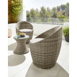 NEW & BOXED Luxury 3 Piece Pula Bistro Lounge Set. RRP £399.99. This modern durable set is weather
