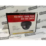 3 X LOREX HOME AND BUSINESS SECURITY 360 DEGREE HIGH IMPACT, VANDAL PROOF DOME CAMERA R16-2