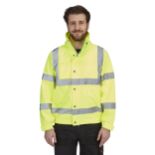 9 X BRAND NEW HI VIS PILOT PROFESSIONAL WORK JACKETS SIZE LARGE R3-7