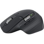 LOGITECH MX Master 3S - Wireless Performance Mouse - PALE GREY. RRP £119. Any Surface Tracking -