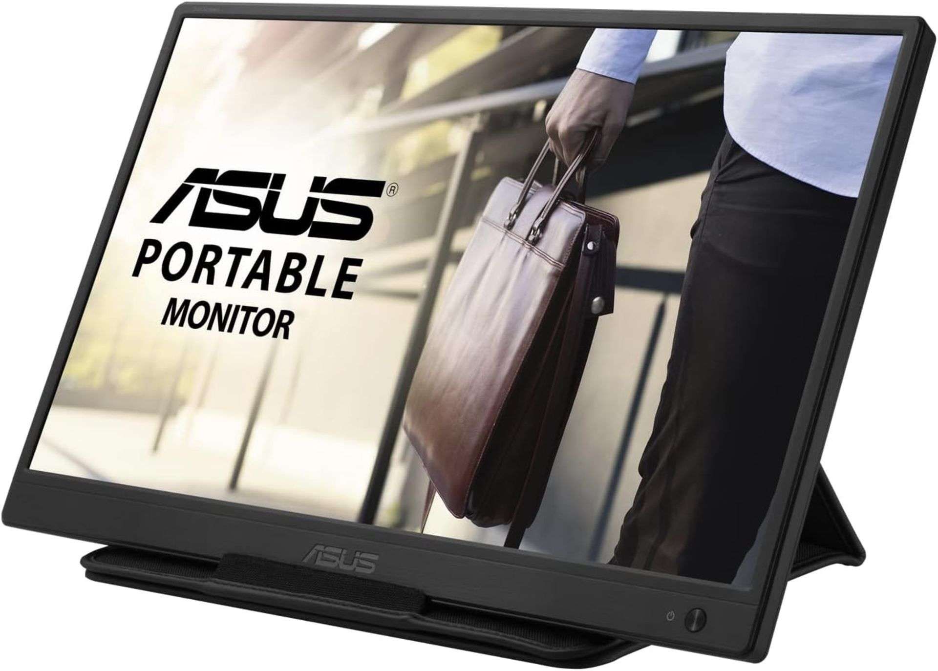 2x NEW & BOXED ASUS ZenScreen MB165B Portable USB Monitor- 15.6 inch. RRP £129.99. HD(1366x768), - Bild 4 aus 6