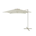 Trade Lot 5 x New & Boxed Luxury 2.5m Sand Overhanging Parasol- Sand. This square overhanging