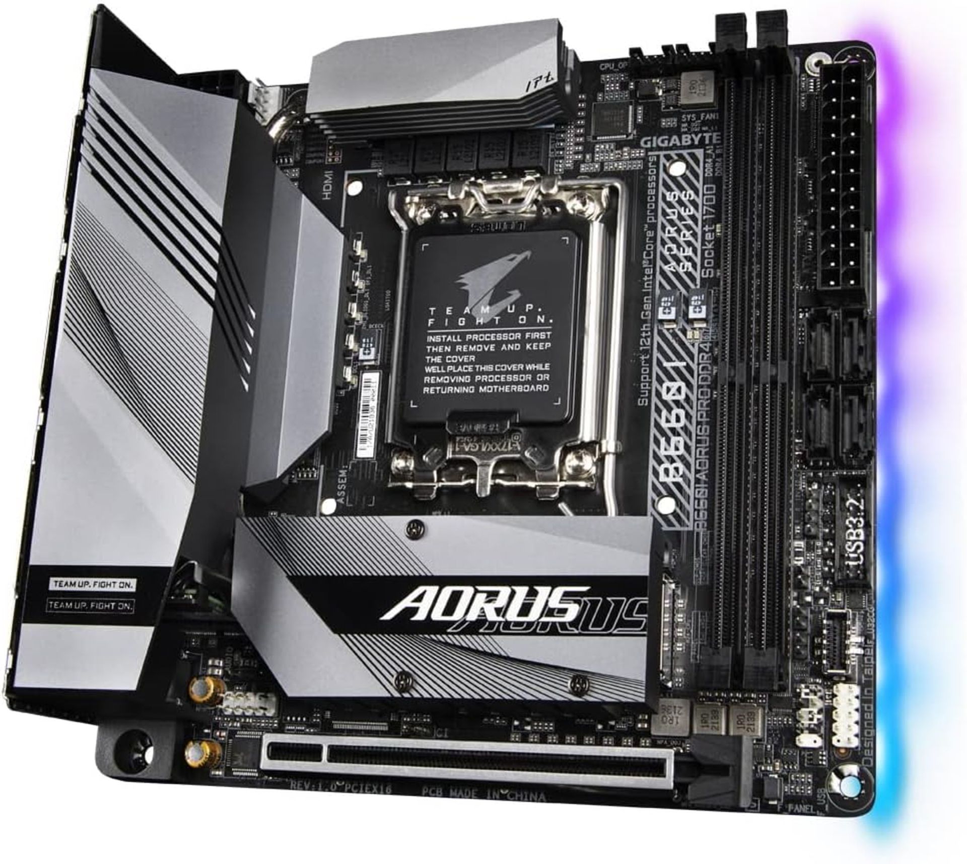 GIGABYTE B660I Aorus Pro DDR4 LGA1700 Mini ITX Motherboard. RRP £234. Rule supreme with the B660 - Image 5 of 5