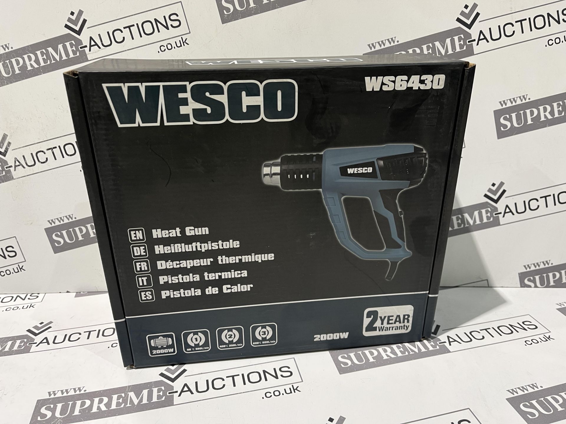 4 X BRAND NEW WESCO HEAT GUNS R3-5