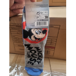 TRADE LOT 150 X BRAND NEWPACKS OF 3 PAIRS OF MICKEY MOUSE CHILDRENS SOCKS DB