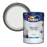 5 X BRAND NEW DULUX WALLS AND CEILINGS WHITE MIST MATT EMULSION PAINT 5L BW