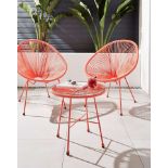 TRADE LOT 4 x New & Boxed Salsa Bistro Lounge Set (CORAL). RRP £349.99 each. The Salsa Bistro Lounge