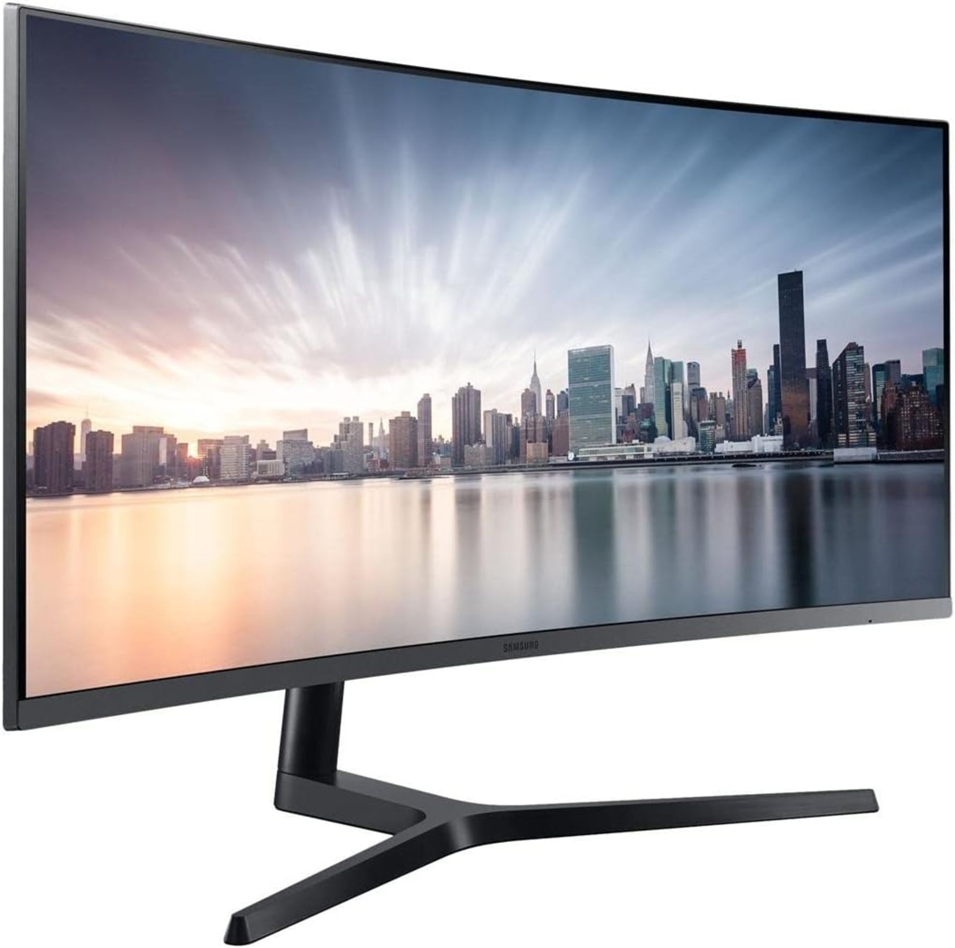 GRADE A SAMSUNG C34H890WGR - CH89 Series - LED 34 Inch Curved Monitor. RRP £499. (PCK5). The CH89