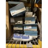 8 X BRAND NEW PAIRS OF CONVERSE TRAINERS IN VARIOUS DESIGNS AND SIZES R4-7