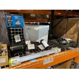 MIXED LOT INCLUDING RADIATOR, RYOBI SDS DRILL, LIGHTING ETC R15-3