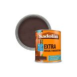 4 X BRAND NEW 2.5L TINS OF SANDOLIN EXTRA JACOBEAN WALNUT DURABLE WOODSTAIN RRP £82 EACH BW