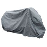 20 X NEW & PACKAGED HEAVY DUTY MOTORCYCLE COVERS. RRP £30 EACH. (ROW3.8)