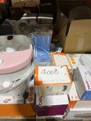 Mixed pallet of customer returns (ER37) Pallet Contains: Foot Spas / Blood Pressure Monitors /