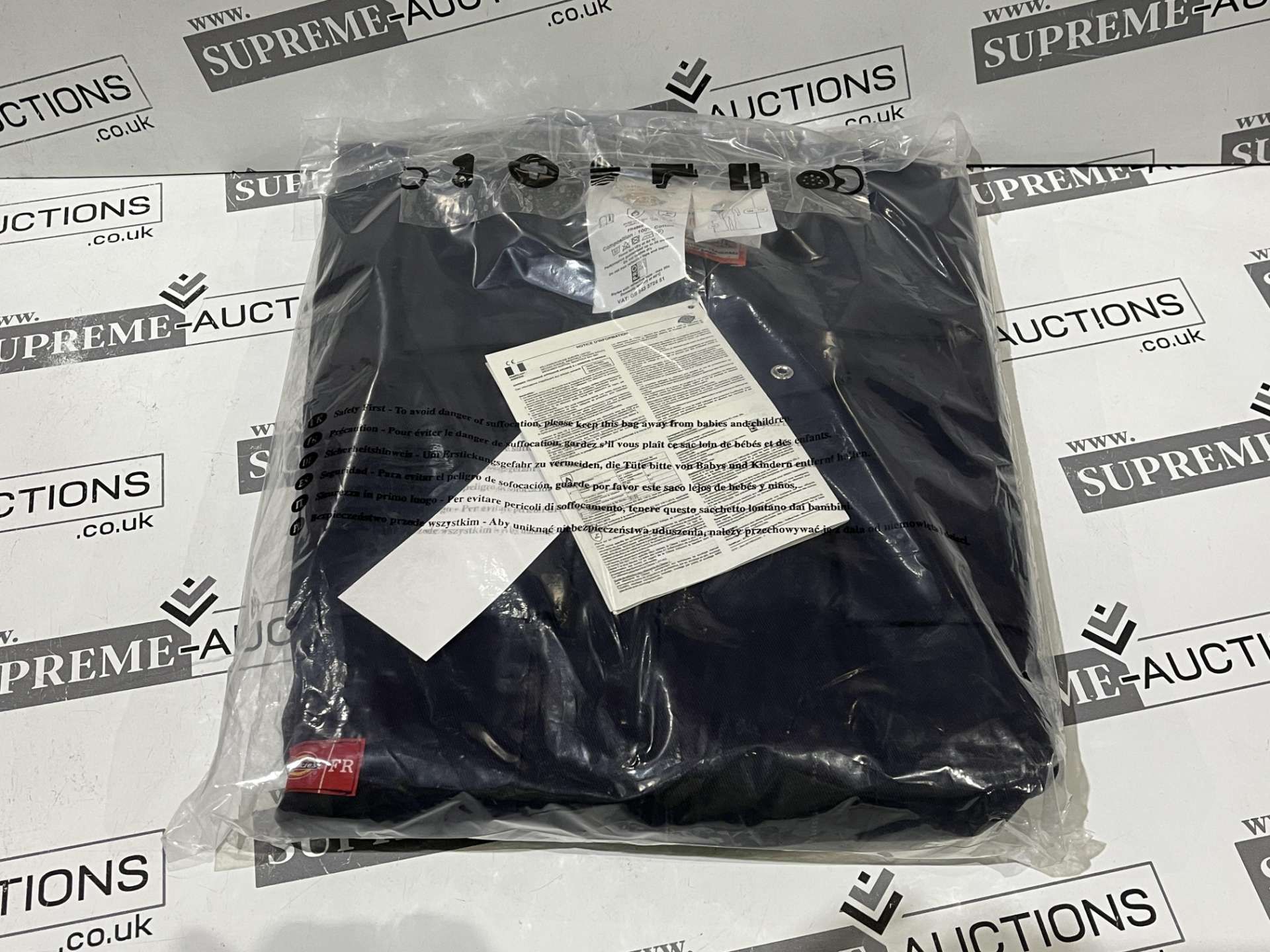 7 X BRAND NEW DICKIES PROBAN NAVY COVERALLS SIZE 46 R10-6