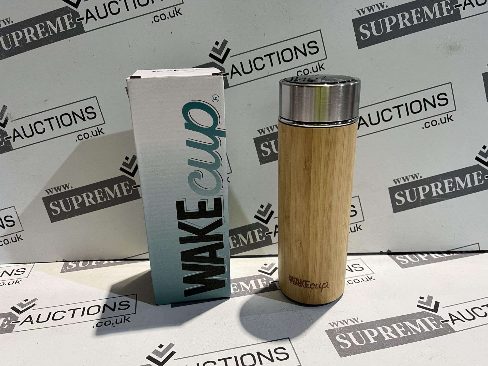 20 X BRAND NEW WAKECUP 280ML BAMBOO REUSABLE COFFEE CUPS R10-6