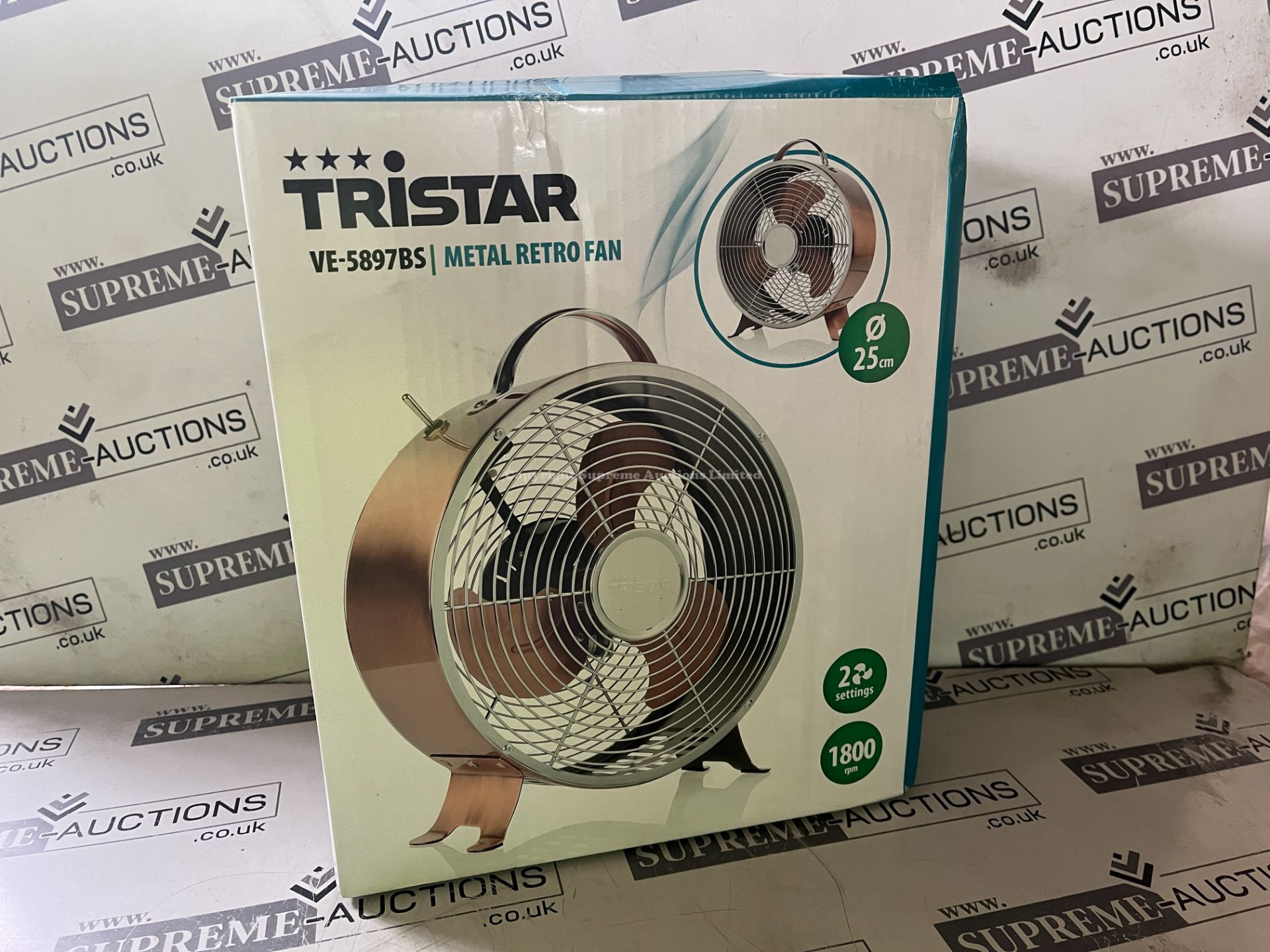 4 X TRISTAR METAL RETRO FANS APW