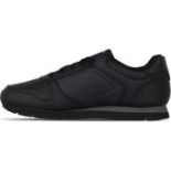 4 X BRAND NEW PAIRS OF SLAZENGER CLASSIC MENS TRAINERS BLACK AND CHARCOAL SIZE 9 RRP £55 EACH