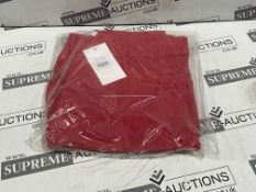 40 X BRAND NEW EMELIA X SUPERSTRETCH BENGALINE TROUSERS RED IN VARIOUS SIZES R11-4