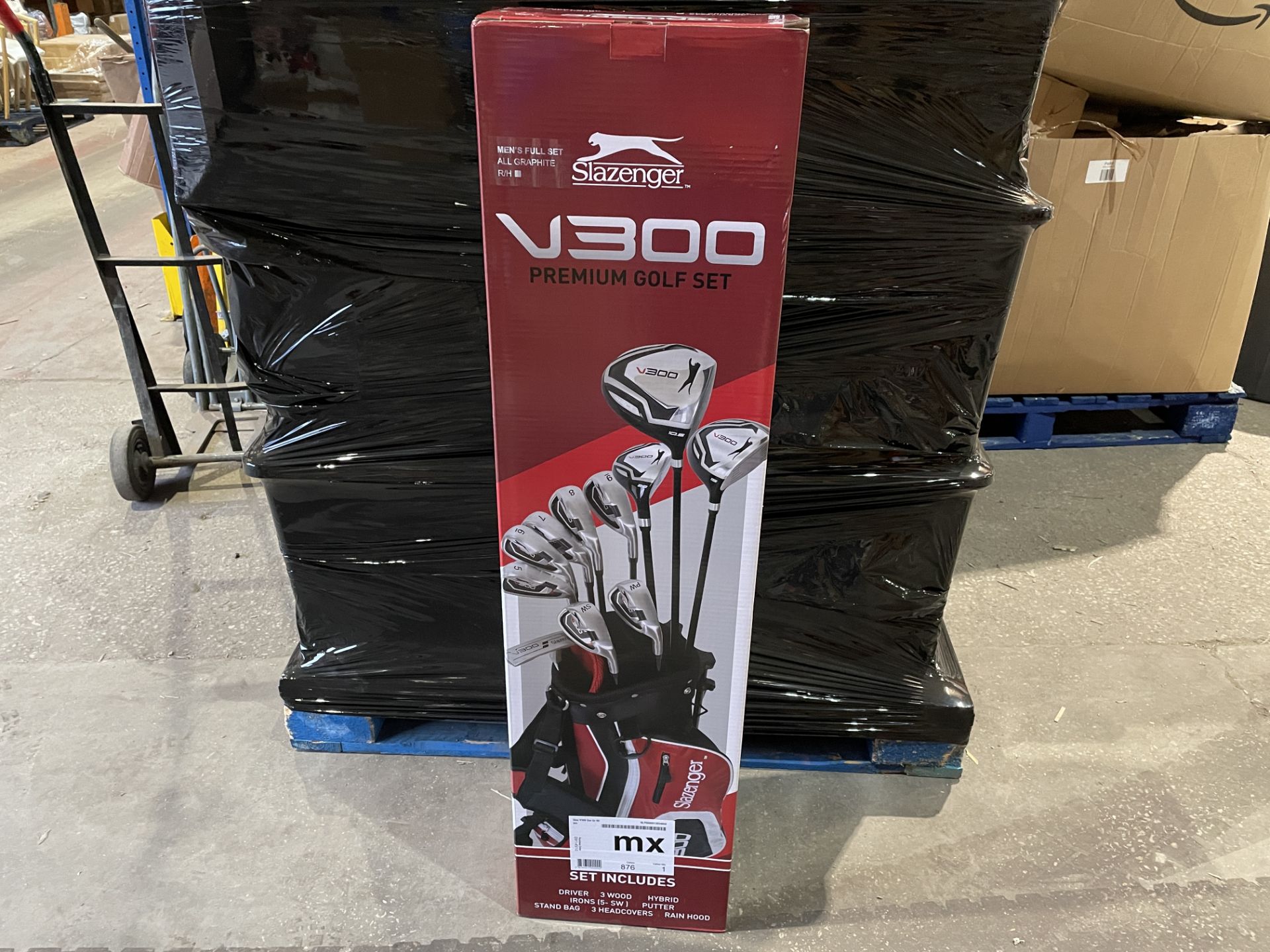 BRAND NEW SLAZENGER MENS V300 GOLF CLUB SET WITH STAND BAG RRP £449 S1RA