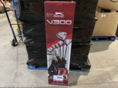 BRAND NEW SLAZENGER MENS V300 GOLF CLUB SET WITH STAND BAG RRP £449 S1RA