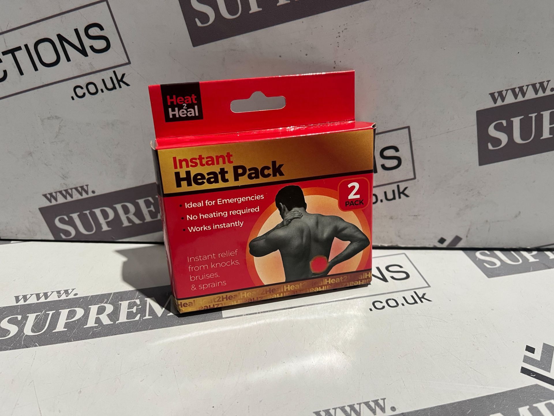 192 X BRAND NEW PACKS OF 2 INSTANT HEAT PACKS (PLEASE NOTE PAST EXPIRY) S1-3