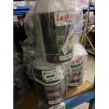 9x BRAND NEW LEYLAND TRADE HEAVY DUTY FLOOR PAINT 5 LITRE - TILE RED. (S2-2)