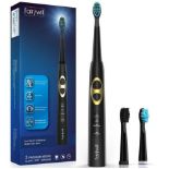 5 X BRAND NEW GAIRYWILL 917 SONIC ELECTRIC TOOTHBRUSHES, 3 PROGRAMME MODES, SMART TIMER S1-6