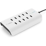 BRAND NEW FACTORY SEALED BELKIN Rockstar 10-Port USB-A Charger. RRP £117.11. 10 Devices Charging