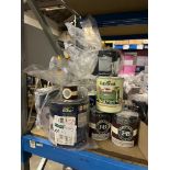 12 PIECE MIXED PAINT LOT TO INCLUDE DULUX, FARROW & BALL ETC. (S2-3)