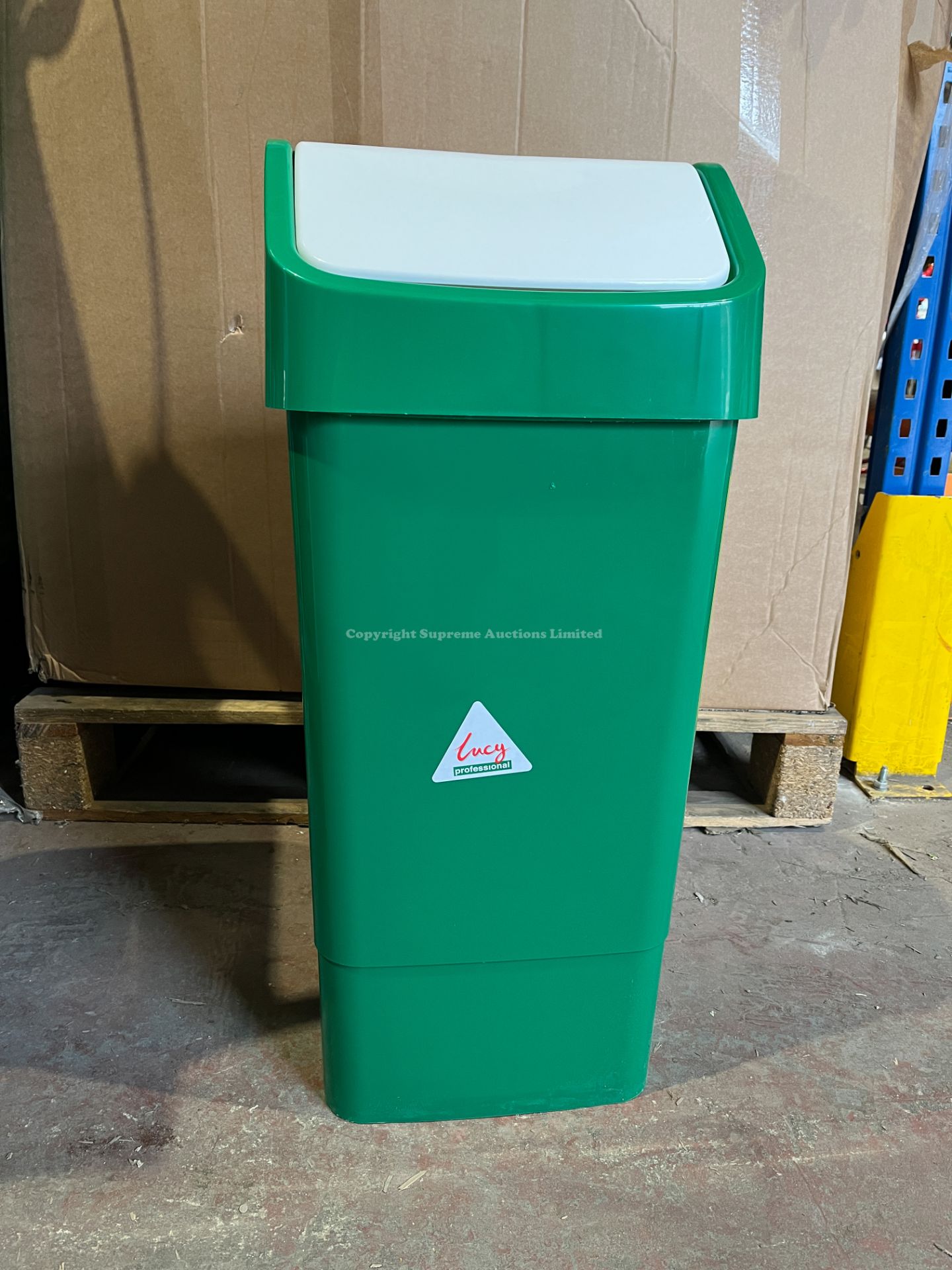 5 X BRAND NEW 50L SWING TOP RECYCLING BINS S1