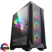 BRAND NEW FACTORY SEALED GAMEMAX Brufen Mid -Tower ATX ARGB PC Gaming Case. RRP £74.99. (EBR1).