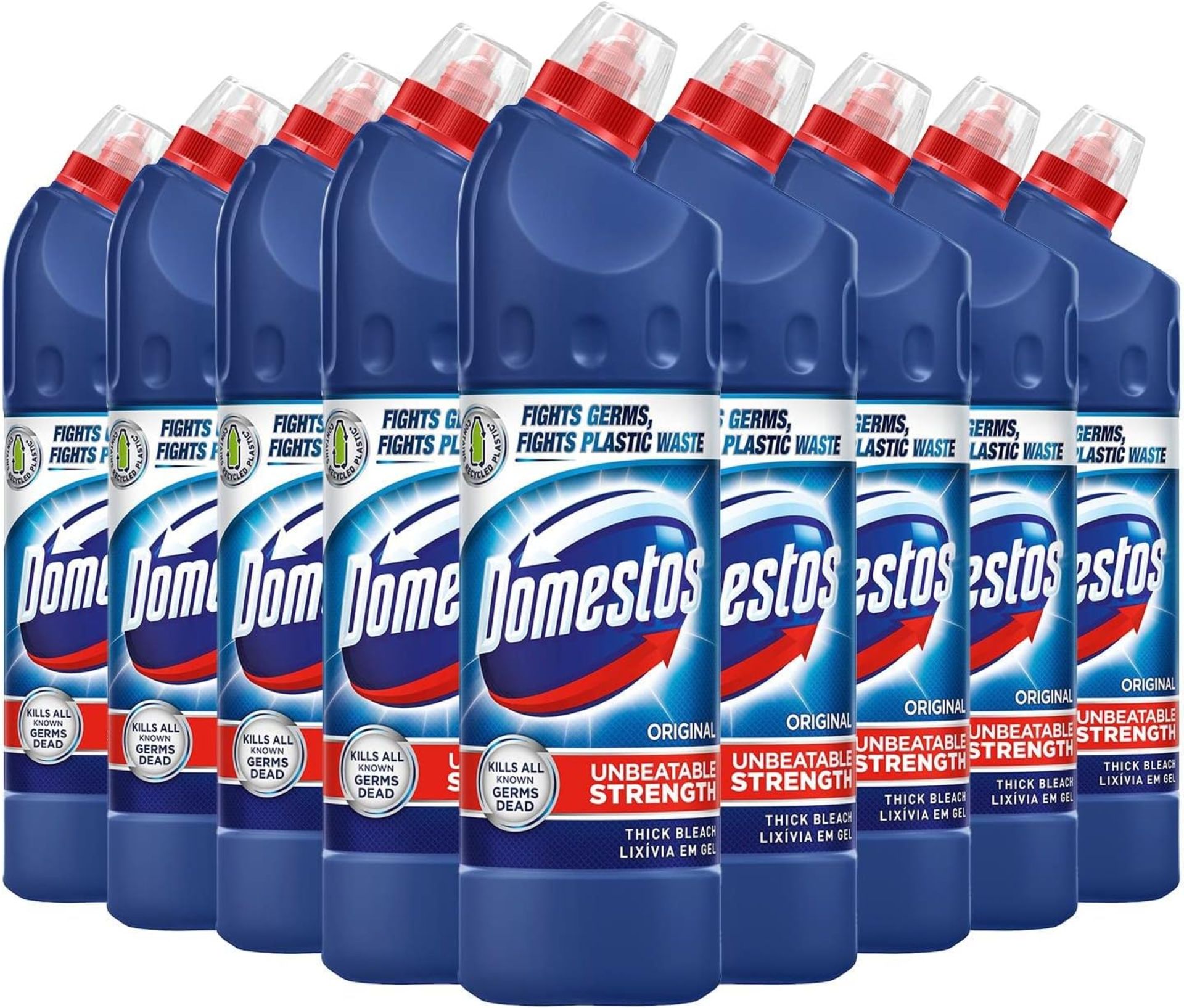 36 X BRAND NEW DOMESTOS UNBEATABLE STRENGTH THICK BLEACH 750ML R1.12