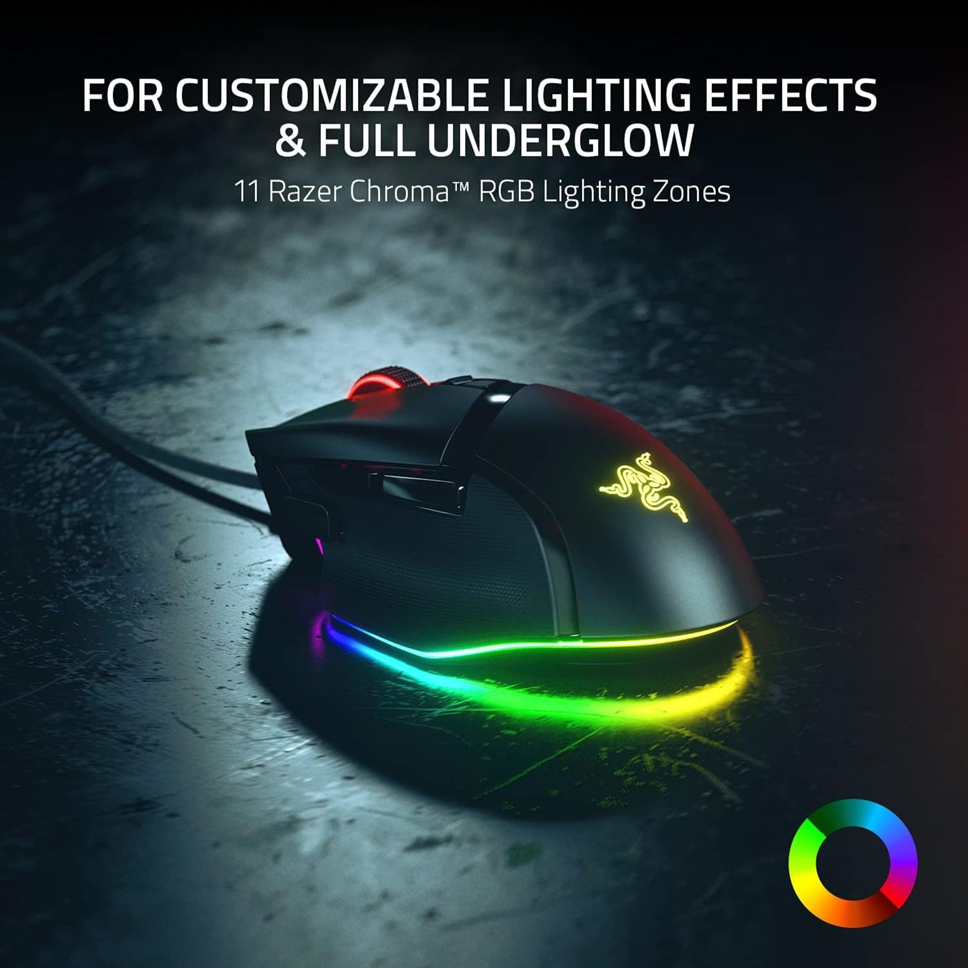 2x BRAND NEW FACTORY SEALED RAZER Basilisk V3 RGB Wired Gaming Mouse RRP £52.99 EACH. Full - Bild 5 aus 7