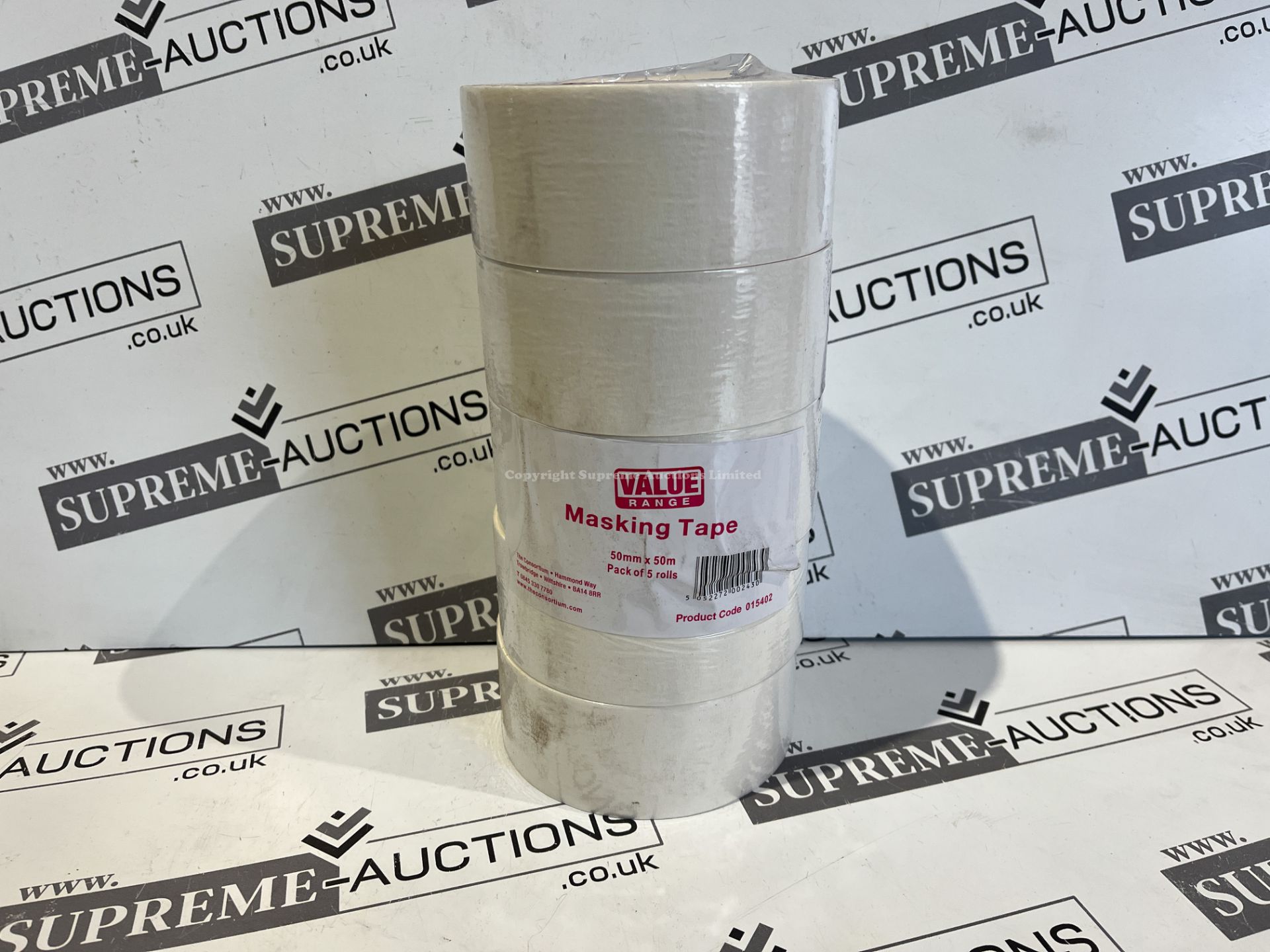 90 X BRAND NEW ROLLS OF MASKING TAPE 50MM X 50M S1R